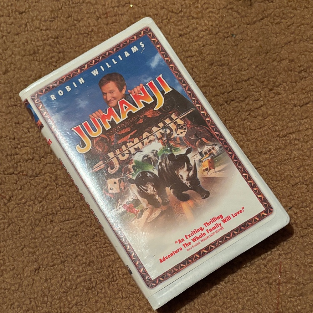 3/$25 Jumanji VHS Tape